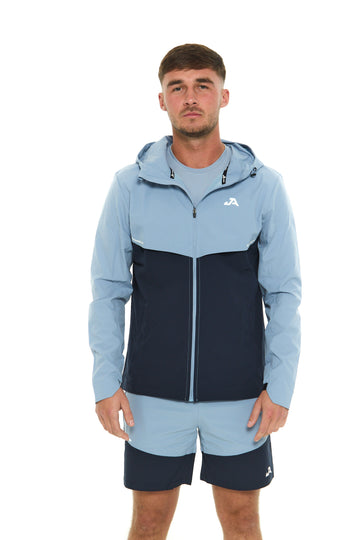 Zenith Jacket - Baby Blue/Navy